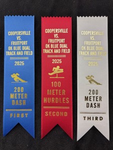 Track and Field Ribbons Custom School Sports Ribbons
